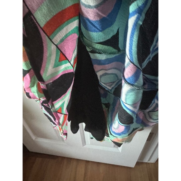 Anthropologie Kenzie Asymmetrical Midi Dress Women Size 8 - Picture 8 of 11